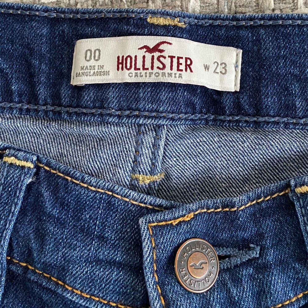 Hollister Sz 00 Jean Shorts - Picture 3 of 5